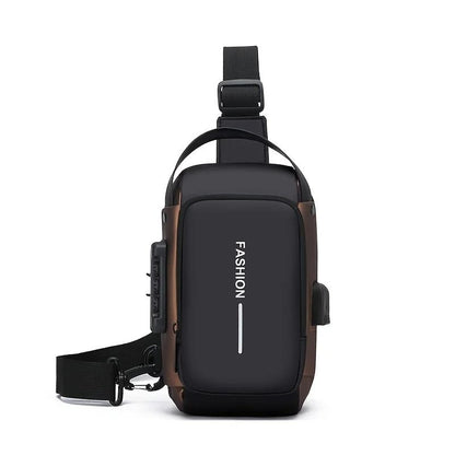 Stylish Mens Sling Bag Durable Oxford Fabric Crossbody Chest Pack With Phone Pocket 8