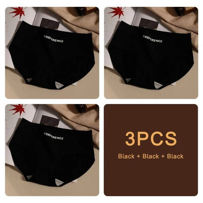 3 Piece Seamless Cotton Womens Underwear Set In Soft Breathable Fabric 12