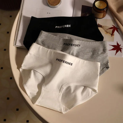 3 Piece Seamless Cotton Womens Underwear Set In Soft Breathable Fabric 1