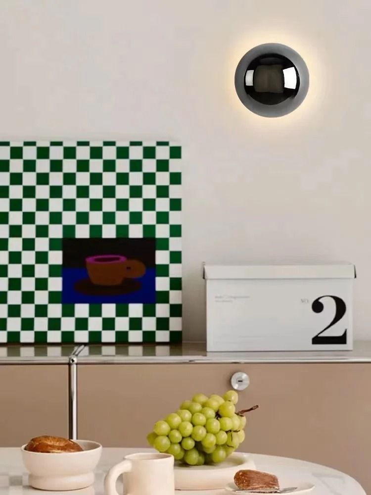 Modern Minimalist Silver Wall Lamp For Bedroom And Hallway Lighting 3