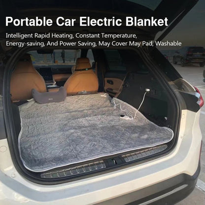 12V Electric Blanket Plush Heated Mattress For Car And RV Travel 5