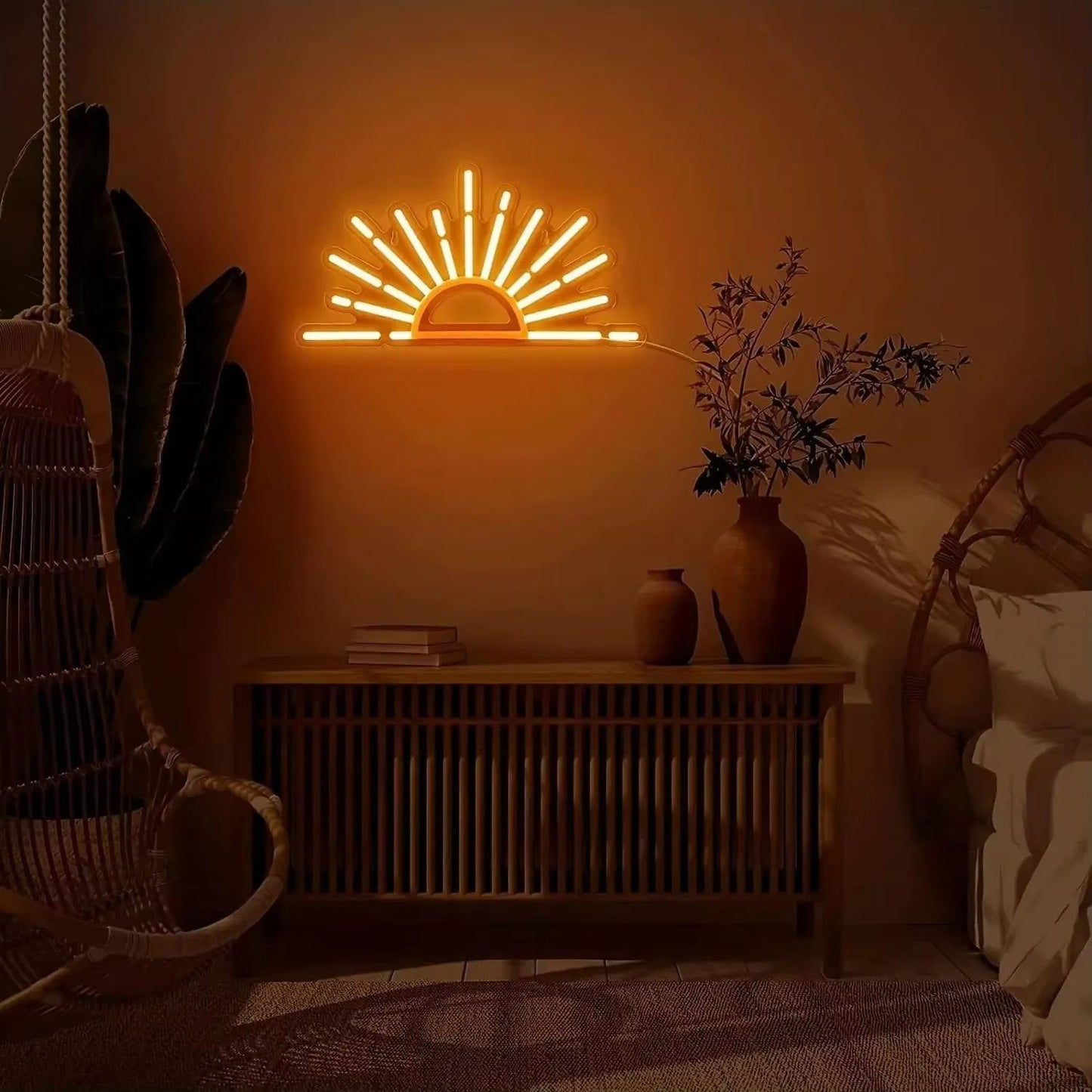 Sunset Glow Neon Wall Light  LED Sun Horizon Sign For Bedroom  Aesthetic Decor 3