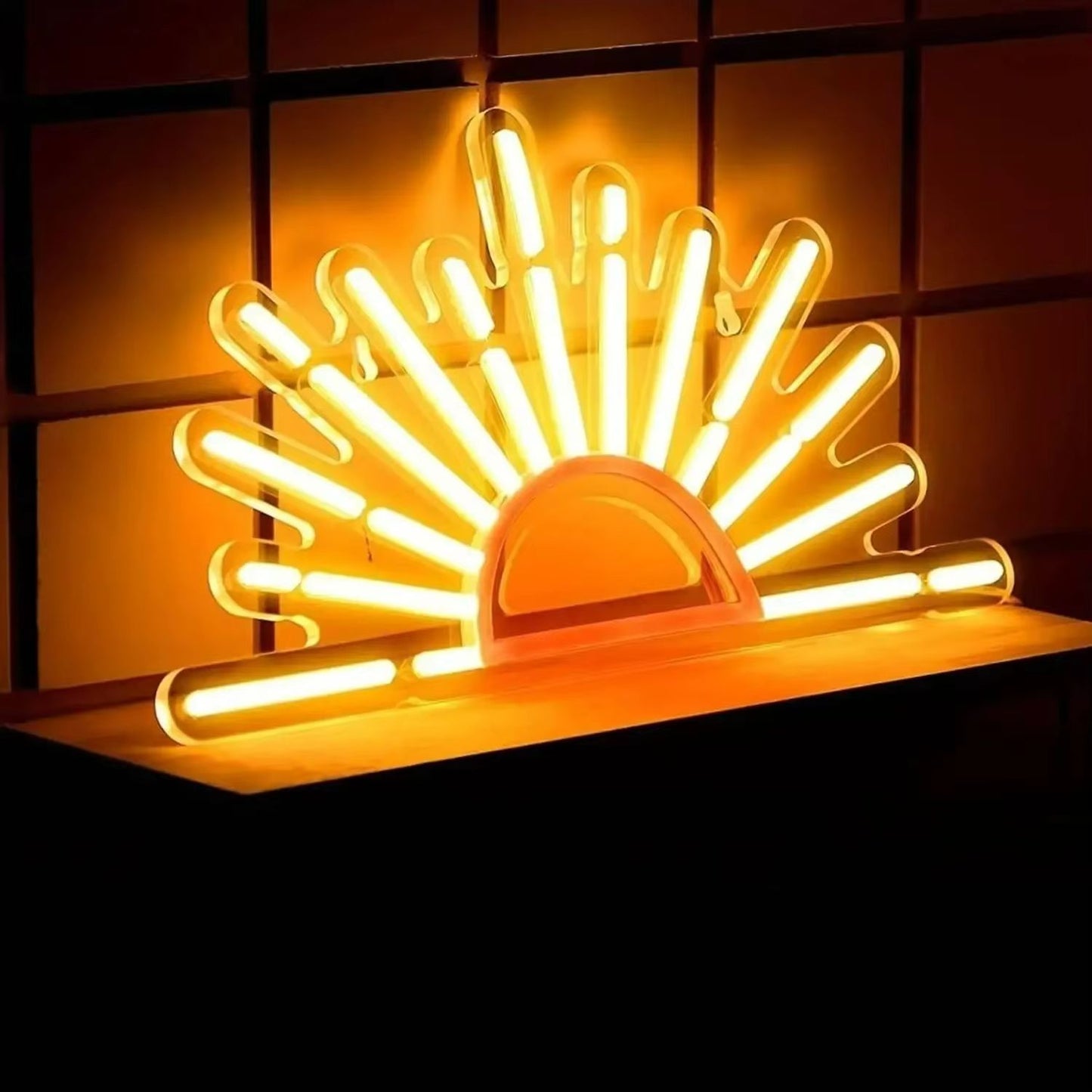 Sunset Glow Neon Wall Light  LED Sun Horizon Sign For Bedroom  Aesthetic Decor 4