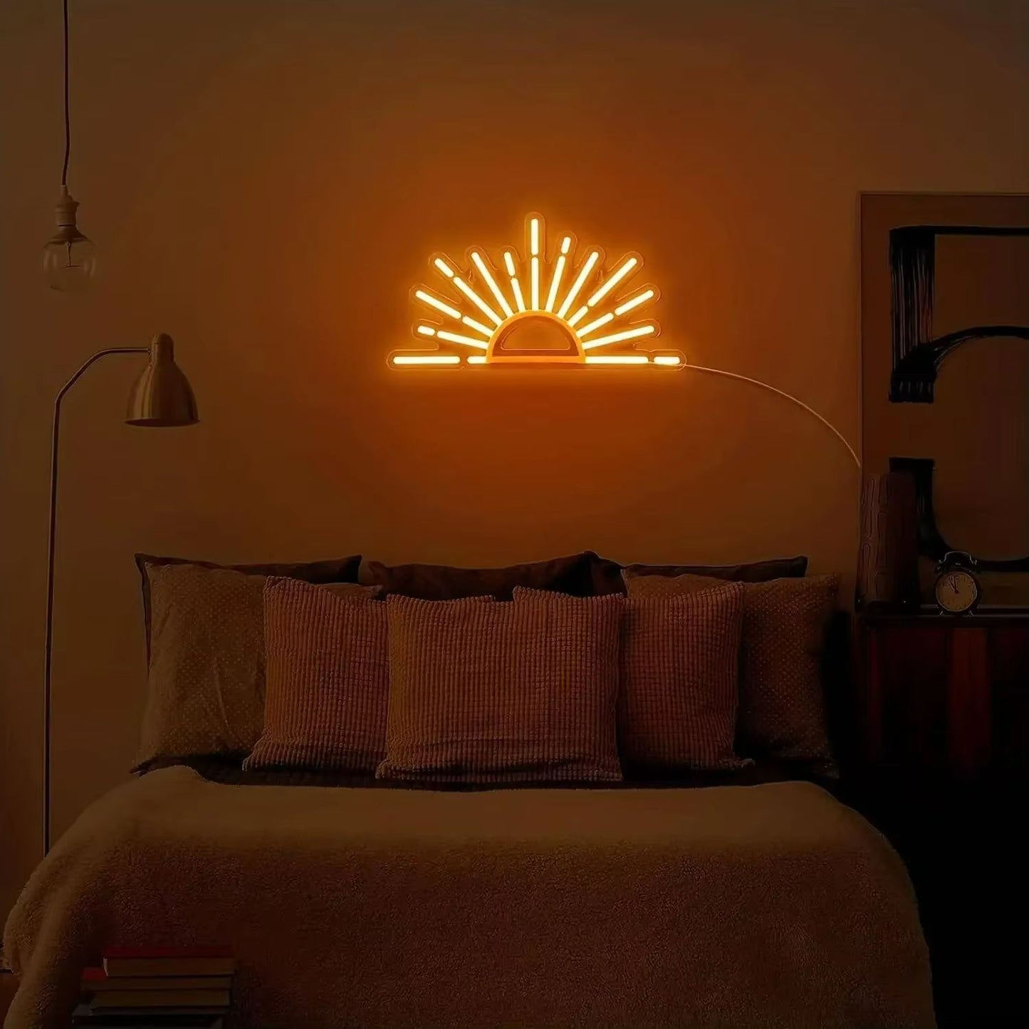 Sunset Glow Neon Wall Light  LED Sun Horizon Sign For Bedroom  Aesthetic Decor 5