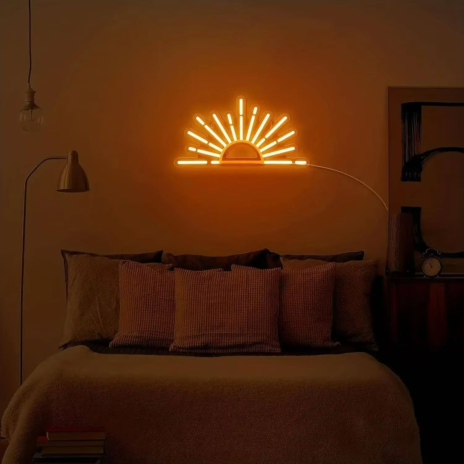 Sunset Glow Neon Wall Light  LED Sun Horizon Sign For Bedroom  Aesthetic Decor 5