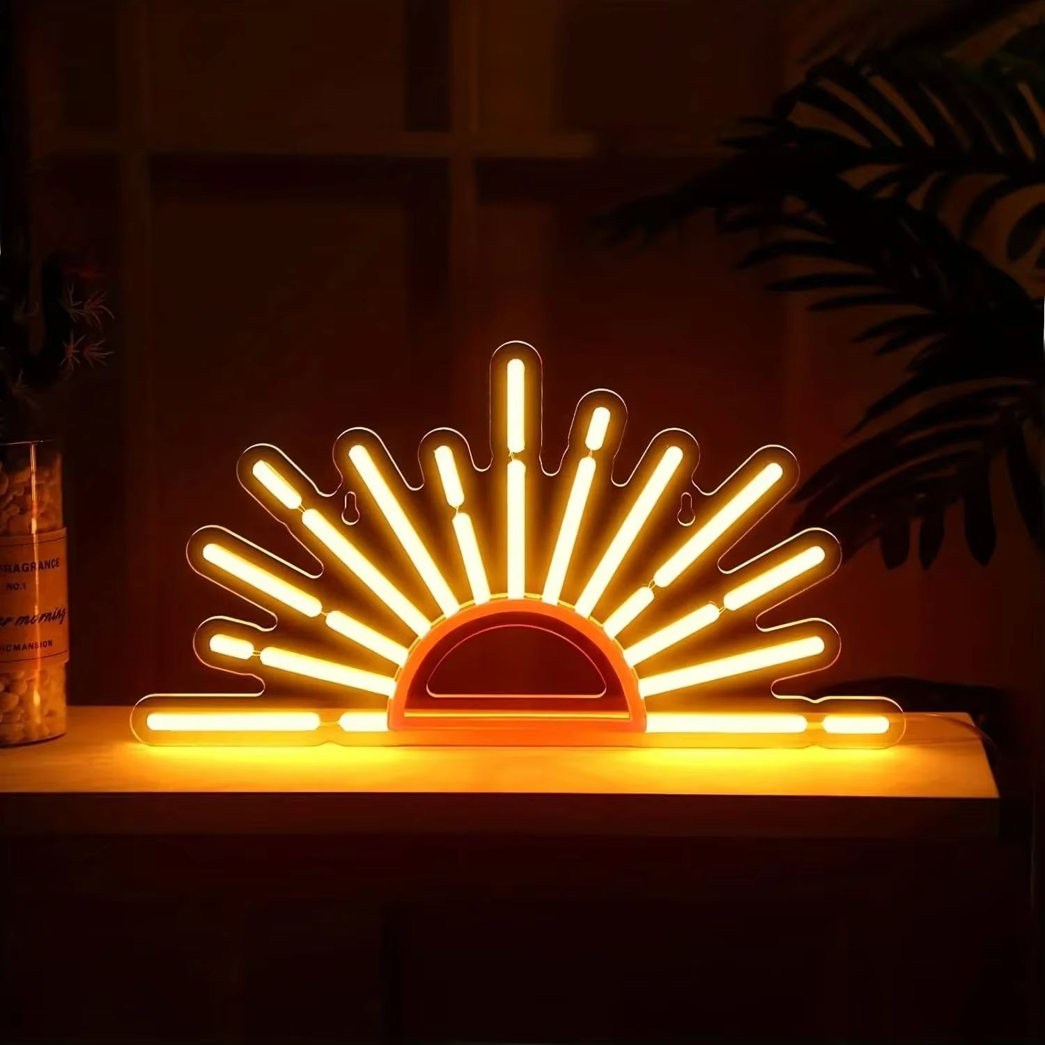 Sunset Glow Neon Wall Light  LED Sun Horizon Sign For Bedroom  Aesthetic Decor 6