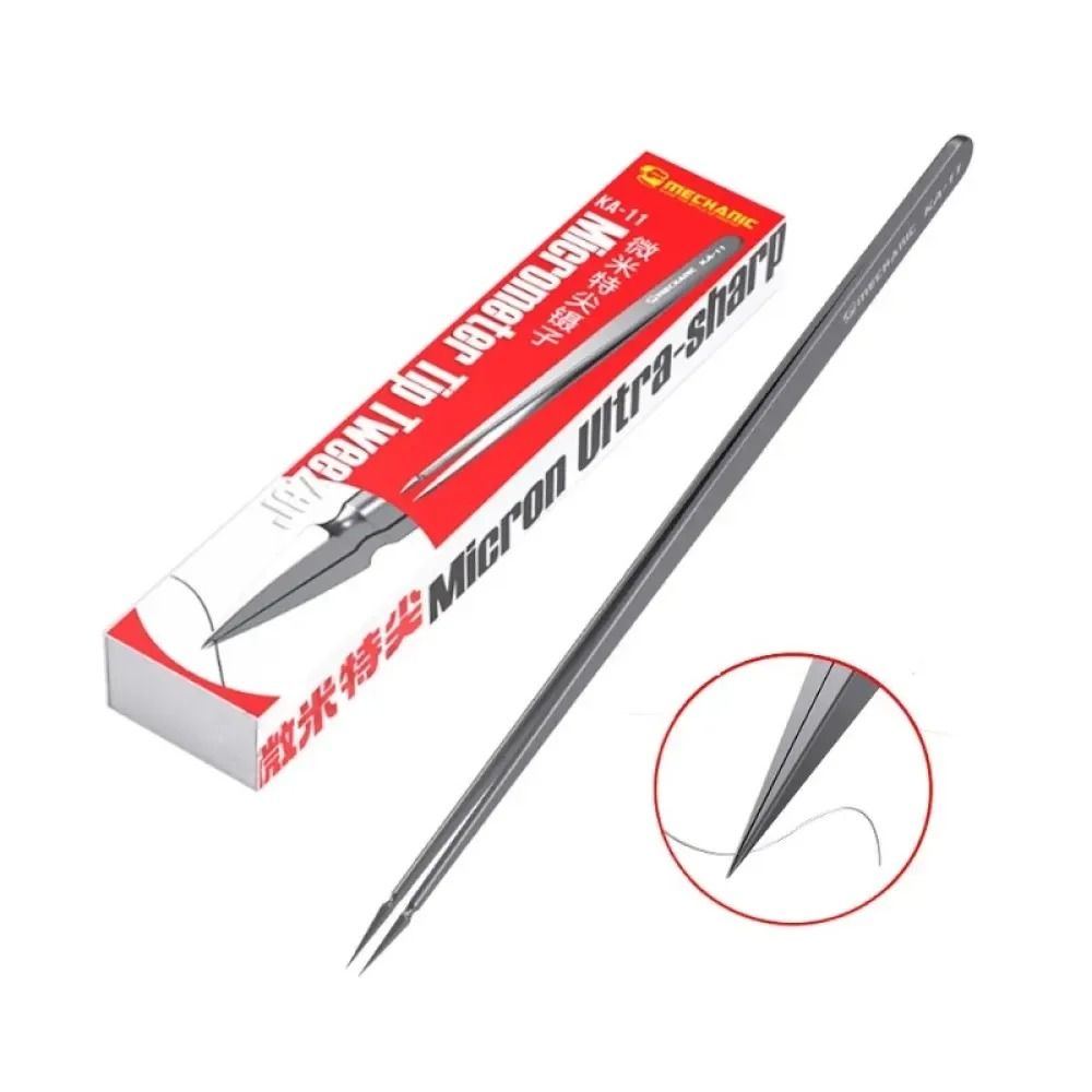 Stainless Steel Tweezers For Chip Repair And Jump Wire Clamping 1