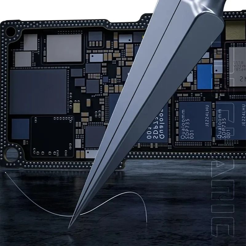 Stainless Steel Tweezers For Chip Repair And Jump Wire Clamping 2