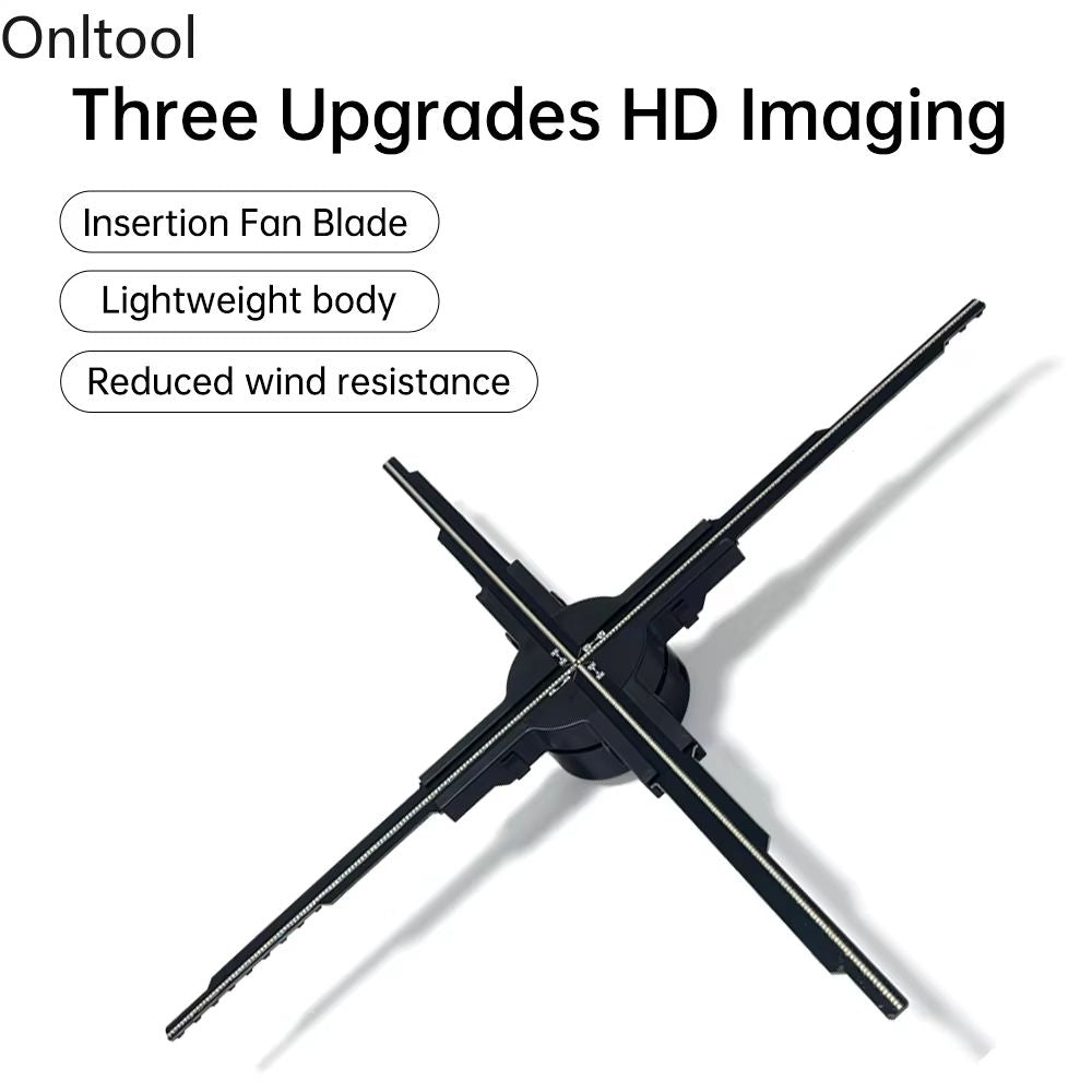 XVision 60cm 3D Hologram Fan WiFi LED Advertising Display 1