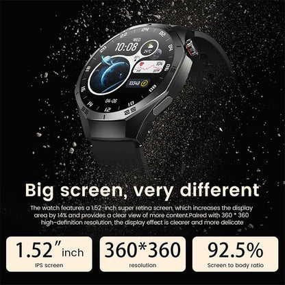 Smart Fitness Watch with AMOLED Display and Bluetooth Calling