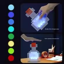 ColorGlow Game Bottle Light  Rechargeable LED Night Light For Kids  Gamers 2