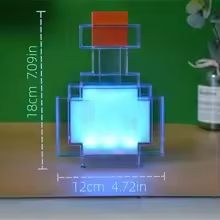 ColorGlow Game Bottle Light  Rechargeable LED Night Light For Kids  Gamers 4