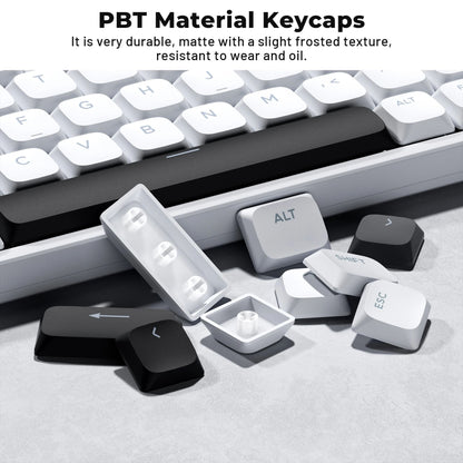 Low Profile Double Shot PBT Keycaps With Shine Through Design For Mechanical Keyboards 3