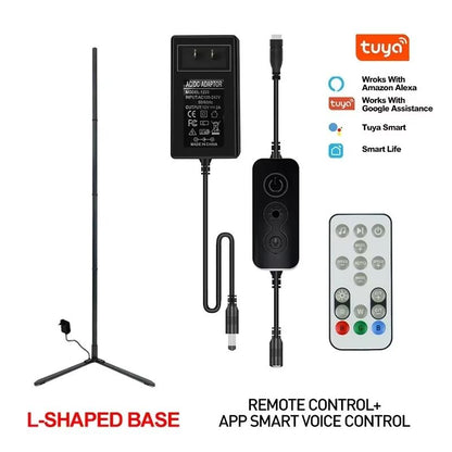 180cm RGBIC Smart Corner Floor Lamp With Tuya App And Remote Control Music Sync Ambient Light 8