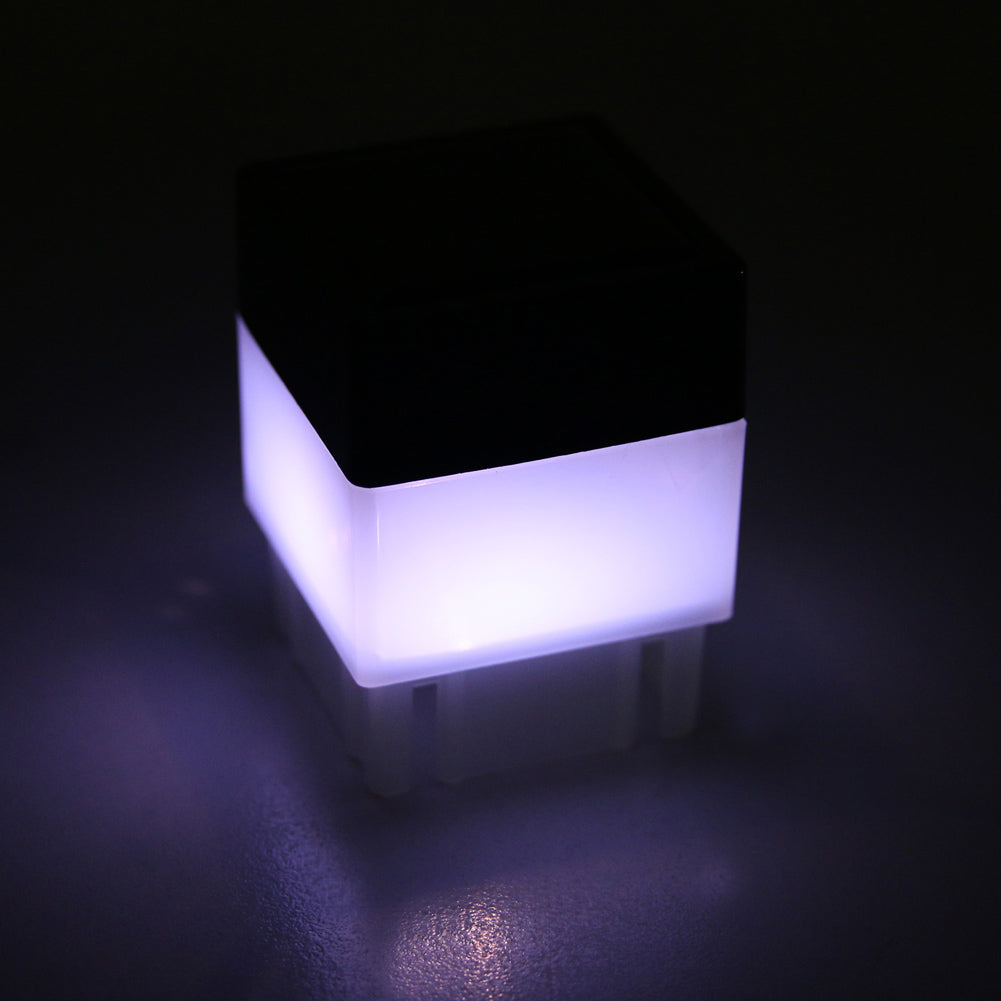 Outdoor Solar Powered Pillar Lamp, LED Column Head Light for Fence, Gate Post, Courtyard Garden Landscape Lighting