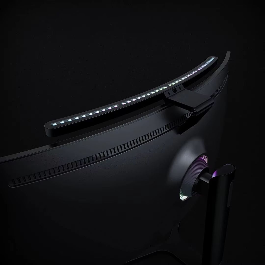 LYMAX RA97 Curved Monitor Light Bar With RGB Music Sync EyeCare LED Strip For Gaming PCs 1