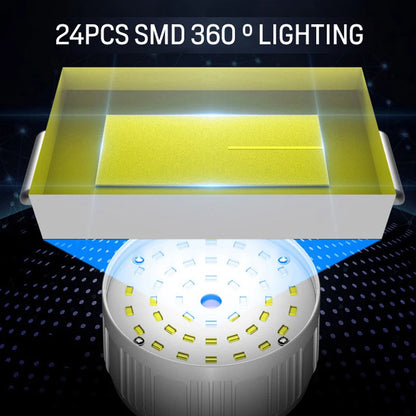 Solar Rechargeable Lanterns Emergency Light, Portable Bulb with Remote Control, Hooks for Camping, Hiking, Outdoor Use