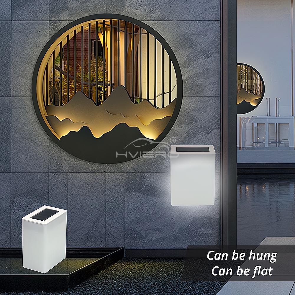 Waterproof LED Solar Night Light for Corridor, Lawn, Garden, Fence, Villa, Park, Outdoor House Wall Lamp