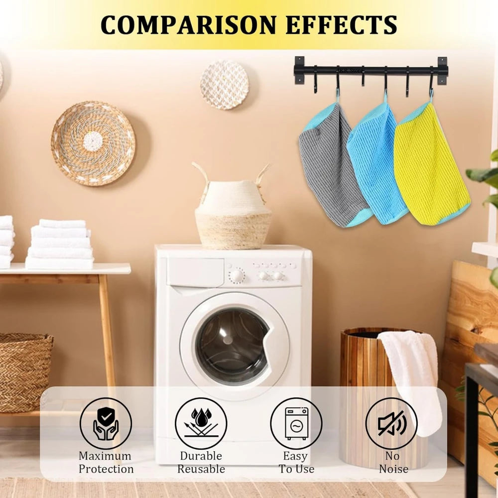 Shoe Laundry Bag, Tear-Resistant Padded Net Protector for Machine Washing, Polyester Nylon Wash Bags for Shoes