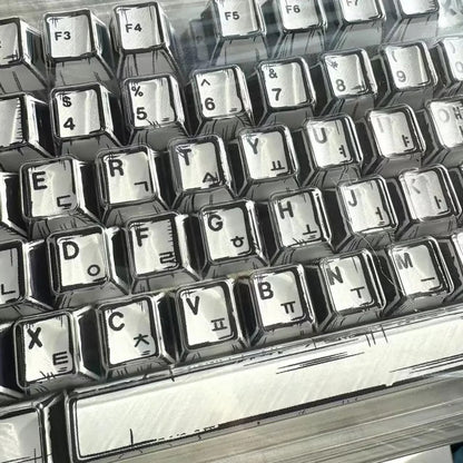 Comic Style PBT Keycap Set For Mechanical Keyboards 151 Keys Cherry Profile 13