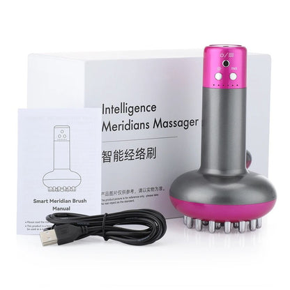 Wireless Heated Guasha Massager For Body Shaping And Lymphatic Drainage 8