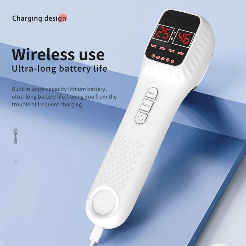 Rechargeable Red Light Therapy Lamp With Timer And Remote For Pain Relief And Skin Care 5