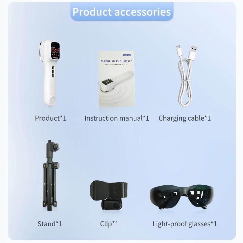 Rechargeable Red Light Therapy Lamp With Timer And Remote For Pain Relief And Skin Care 6