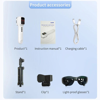 Rechargeable Red Light Therapy Lamp With Timer And Remote For Pain Relief And Skin Care 6