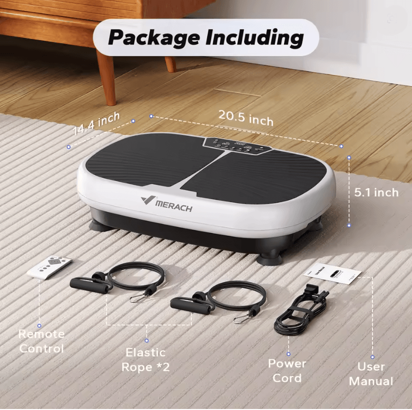 MERACH EMS Vibration Plate For Lymphatic Drainage Pain Relief Weight Loss 4