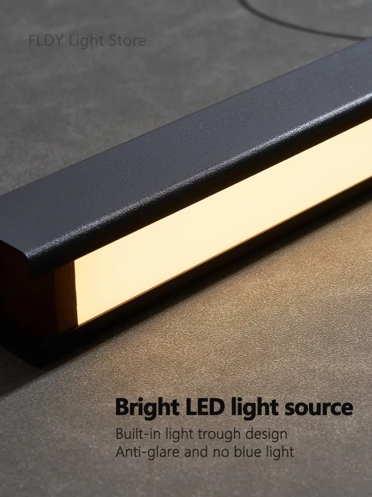 Modern LED Strip Chandelier For Dining Table Kitchen Office Or Restaurant 6