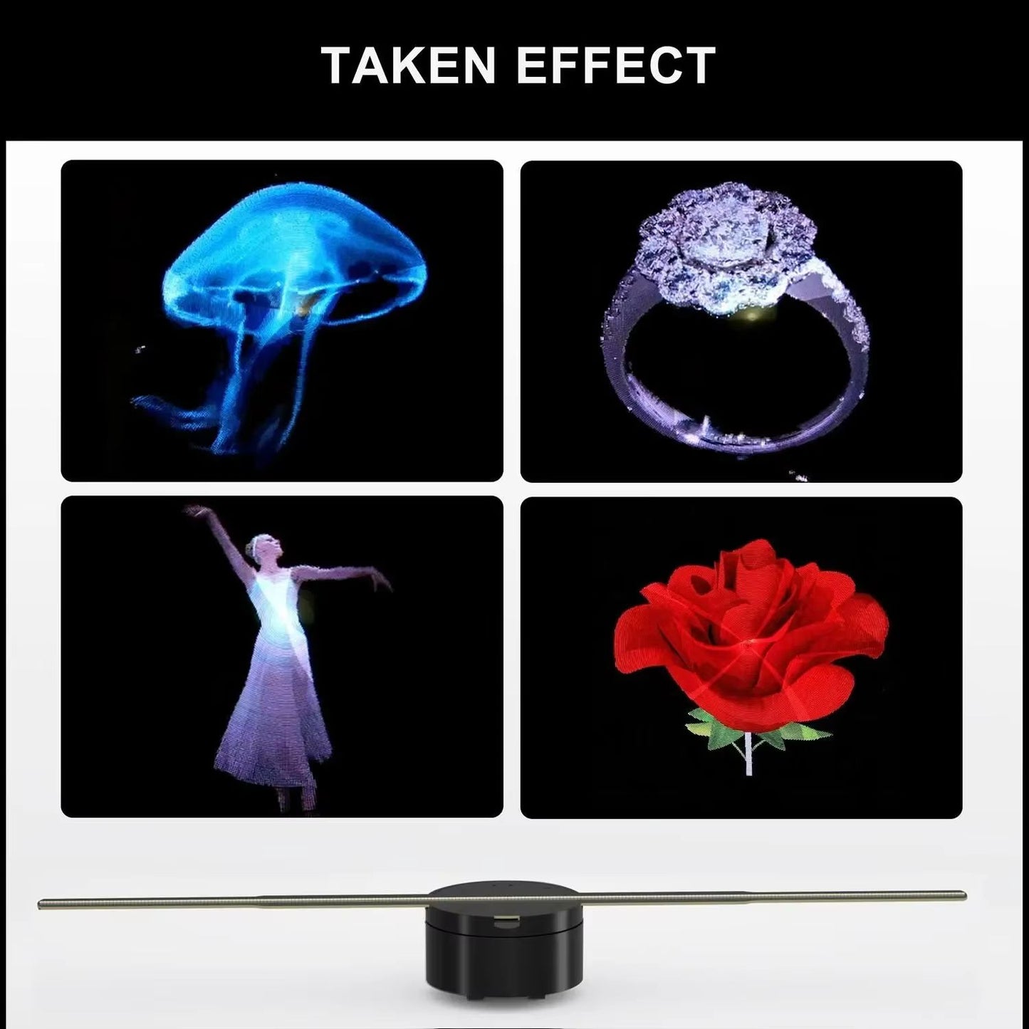 AirStream Pro 3D Hologram Fan Display  WiFi Holographic Projector For EyeCatching LED Sign Advertis 2