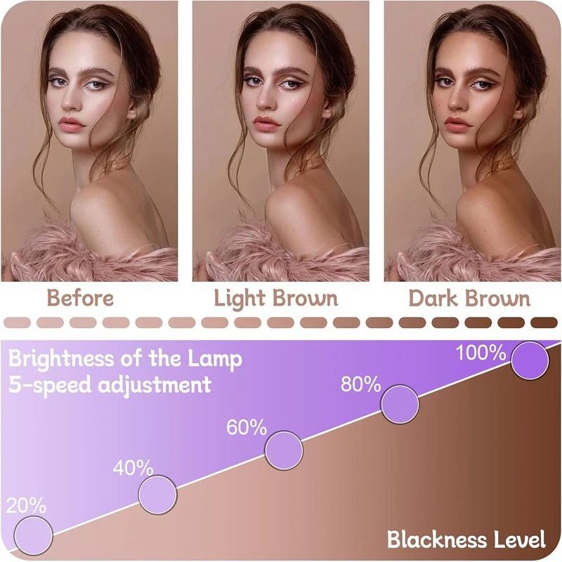 Ultraviolet Tanning And Skin Care Lamp With Tripod And 60W Purple Light 3
