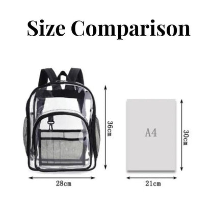 Clear Waterproof Backpack With Large Capacity For School And Trave 5