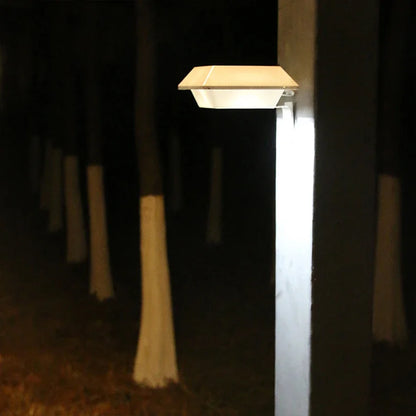LED Solar Street Security Flood Light Outdoor, Waterproof 12 LEDs, Auto On Off Dusk to Dawn, for Patio Yard Door Lightin
