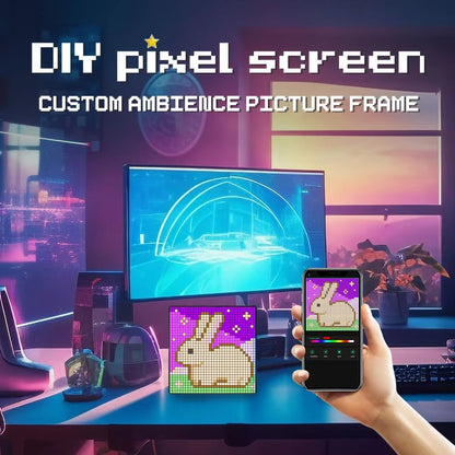 AirPix Creative Programmable LED Pixel Display  App Controlled RGB Pixel Art Panel For DIY Digital  2