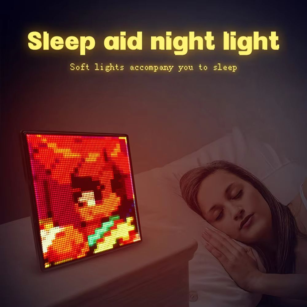 AirPix Creative Programmable LED Pixel Display  App Controlled RGB Pixel Art Panel For DIY Digital  5
