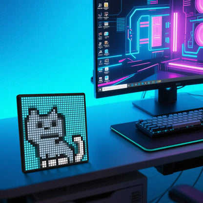 AirPix Creative Programmable LED Pixel Display  App Controlled RGB Pixel Art Panel For DIY Digital  6