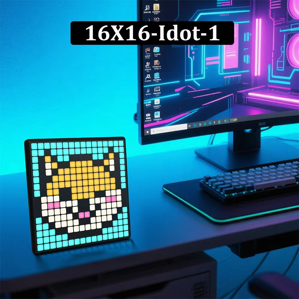 AirPix Creative Programmable LED Pixel Display  App Controlled RGB Pixel Art Panel For DIY Digital  7