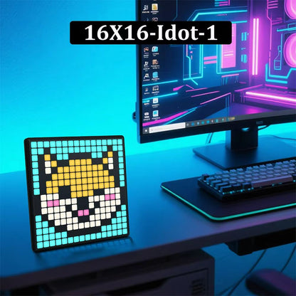 AirPix Creative Programmable LED Pixel Display  App Controlled RGB Pixel Art Panel For DIY Digital  7