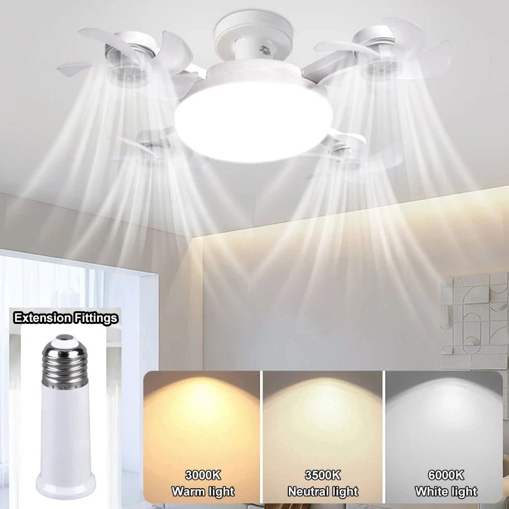 Modern Ceiling Fan Lamp With Remote Control For Bedroom Kitchen Or Restaurant Decor 4