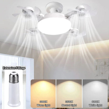 Modern Ceiling Fan Lamp With Remote Control For Bedroom Kitchen Or Restaurant Decor 4