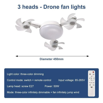Modern Ceiling Fan Lamp With Remote Control For Bedroom Kitchen Or Restaurant Decor 7