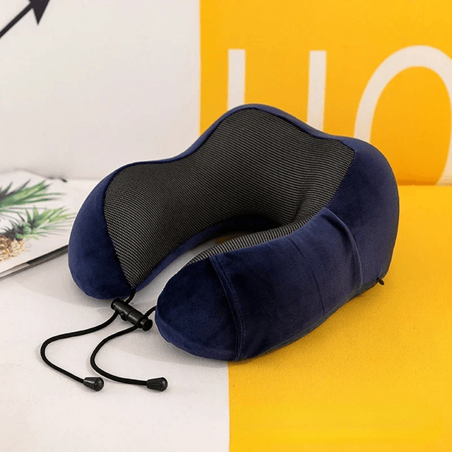 RestEase Memory Foam Travel Neck Pillow Cervical Support 3