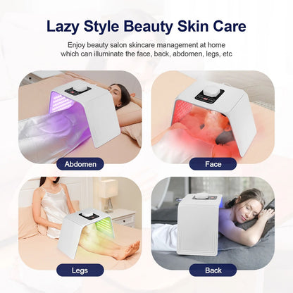LED Photon Facial Therapy Machine With Nano Spray For Anti Aging And Skin Rejuvenation 3