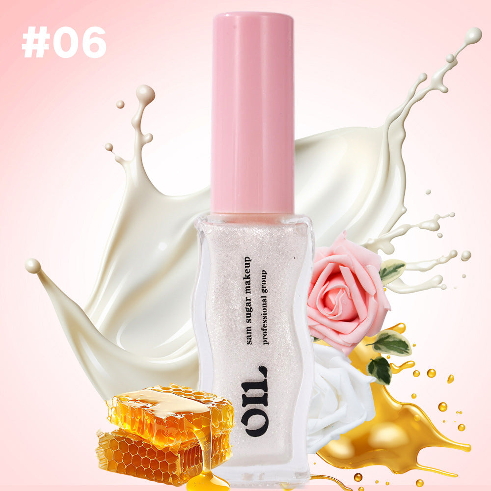 Strawberry Fruit Honey Lip Oil Sexy Plump Lip Jelly Tinted Lip Liquid Waterproof Hydrating Oil Lipg 2