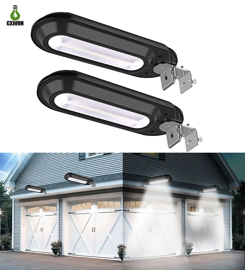 Waterproof Solar Outdoor Wall Lamps, Gutter Lights for Yard, Garden, Porch, Patio, Landscape, Home Decoration Fixtures