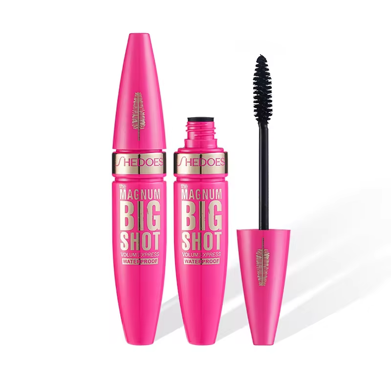 Black Thick Lengthening Mascara Waterproof Sweatproof Cream Formula Long Lasting Lash Defining Sett 4