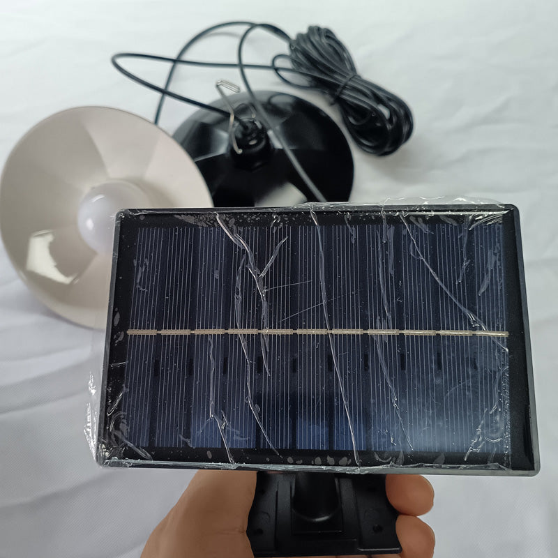 Solar Powered 2 Head Pendant Light for Garden, Patio, Porch, Hangable LED Barn Storage Lamp, Christmas Gift for Him