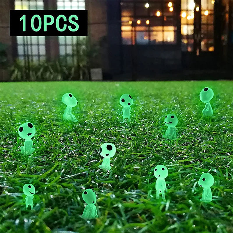 10Piece Miniature Luminous Landscape Decorations Princess Shape Home Decor For Garden Yard  Indoor  1