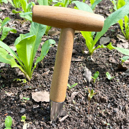 HeavyDuty Seed Transplanting  Planting Tool Ergonomic TShaped Gardening Hole Puncher For Bulbs Seed 1
